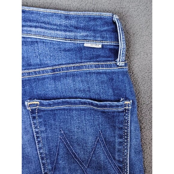 Mother The Pixie Rider Ankle Jean Sz (26) High Waist - *Distressed Hem/Custom Fr - Picture 9 of 9